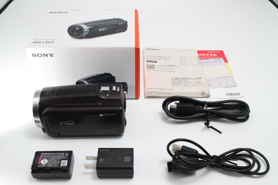 SONY HDR-CX675 ビデオカメラ-