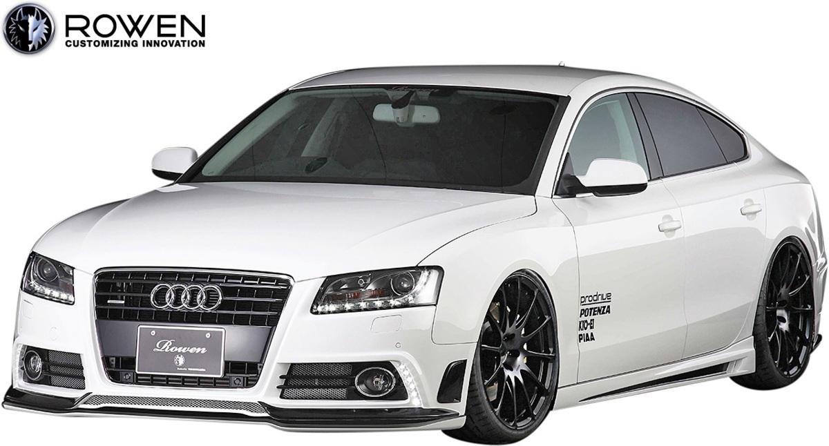 【M's】AUDI A5 スポーツバック 2.0T 前期 ABA-8T (2010.01-2011.12) ROWEN リヤバンパー ／ FRP ロエン エアロ パーツ カスタム 1A003P10_画像5