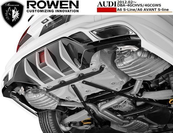 【M's】AUDI A6 アバント Sライン（4G）ROWEN サイドステップ LR 1A009J00 ロエン_画像7