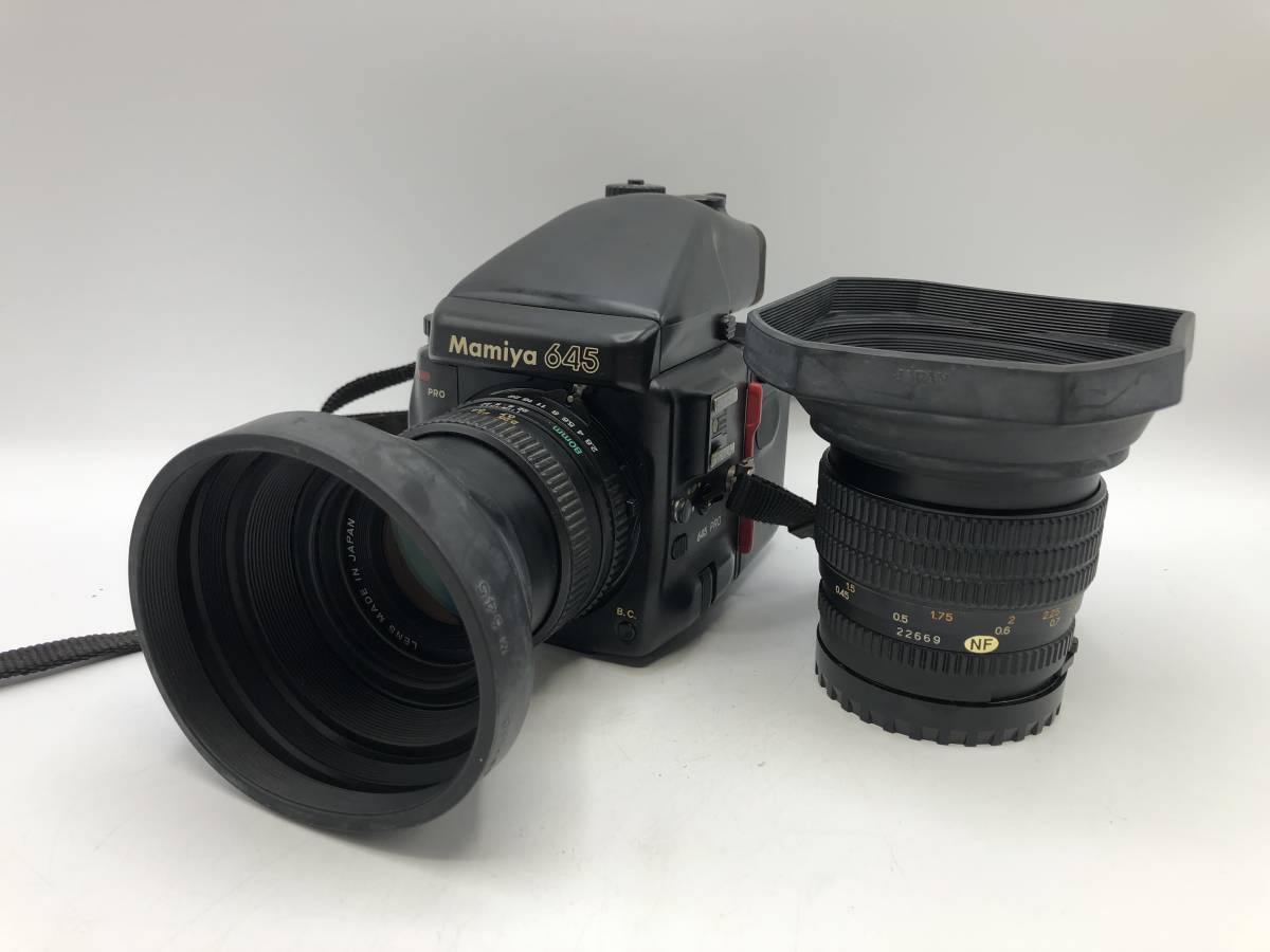 MAMIYA / マミヤ 645 PRO / SEKOR C 80mm 1:2.8 N / SEKOR C 45mm 1