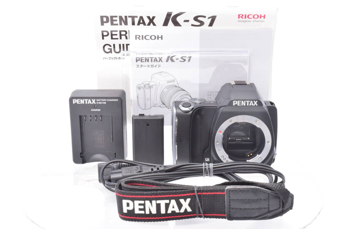 224-62422311* almost new *RICOH digital single‐lens reflex PENTAX K-S1 body black K-S1 BODY KIT BLACK