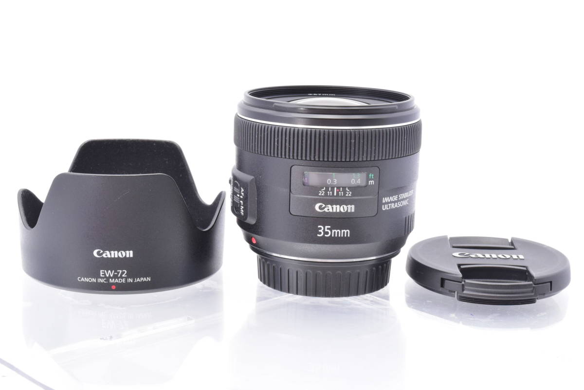 237-1930001024☆ほぼ新☆Canon 単焦点レンズ EF35mm F2 IS USM フル