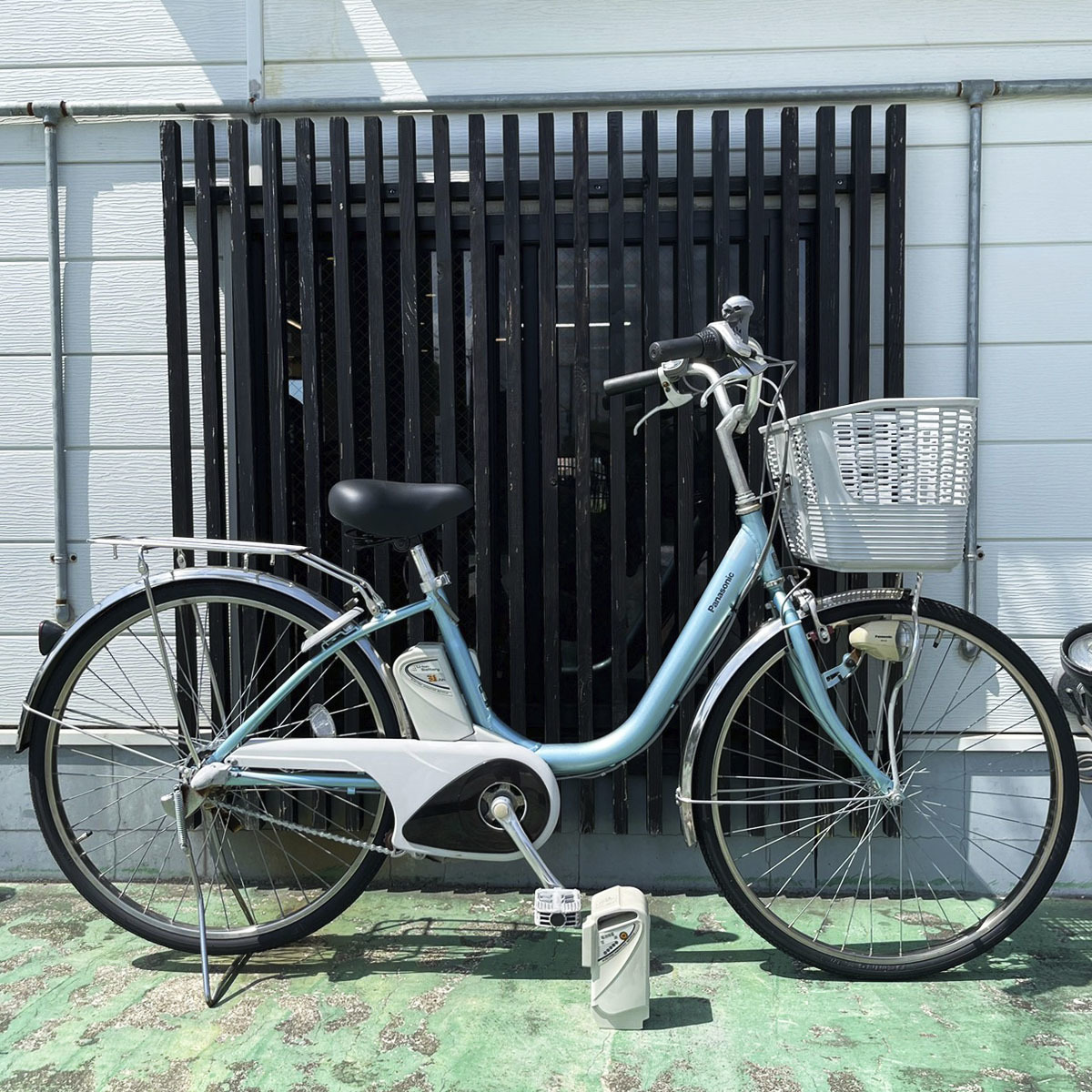 電動自転車 ママチャリ パナソニック ビビ SP2 ブルー 26インチ KYO003