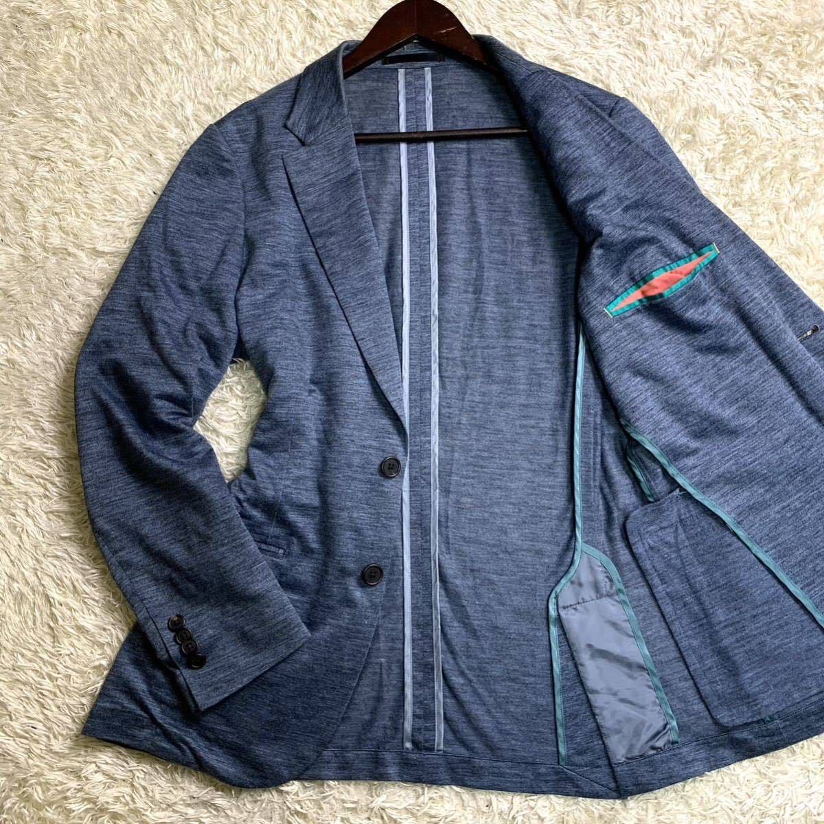 現行タグ ポールスミス リネン100% Paul Smith テーラードジャケット