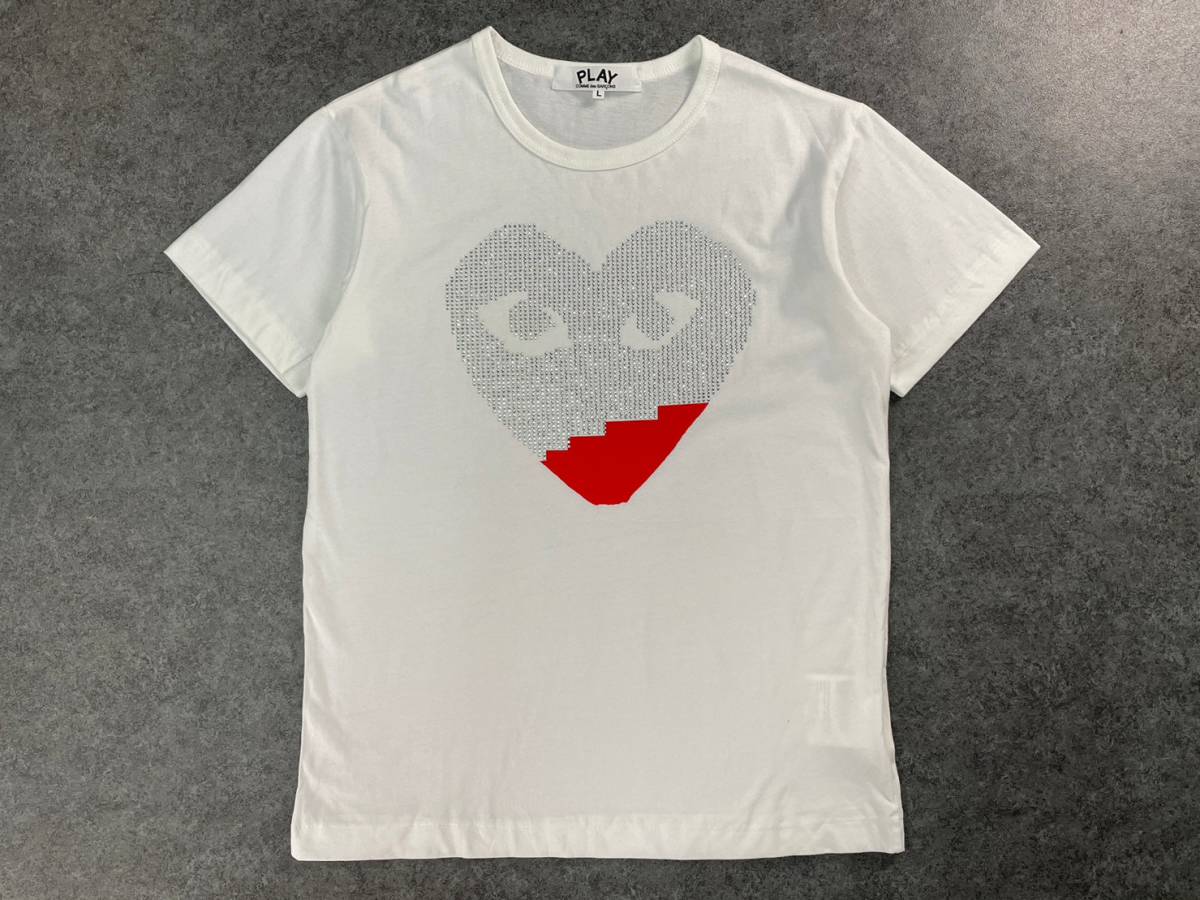 Wi794 美品 PLAY COMME des GARCONS プレイコムデギャルソン 半袖 T 