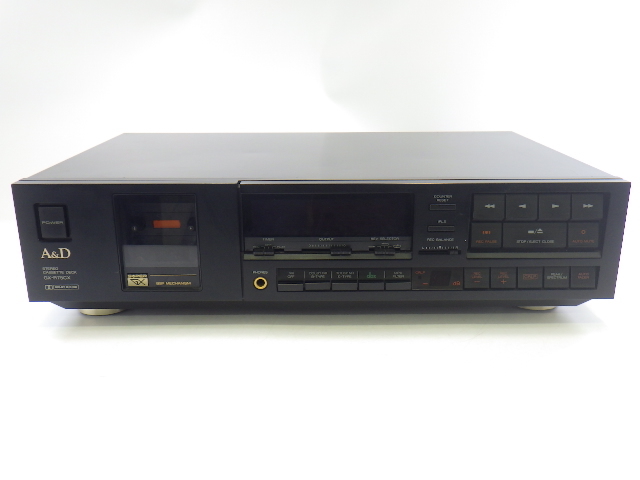 x3E154Z10 AKAI アカイ A&D GX-R75CX カセットデッキ SUPER GX CASSETTE DECK 通電確認済み_画像1