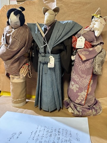 人気TOP 内倉絹子 むかし裂呂慢人形 昔の着物や布 創作人形 華狐 孔雀