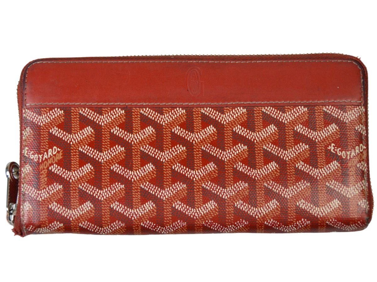 当季大流行 GOYARD ゴヤール レザー PVC ブラック 長財布 ラウンド