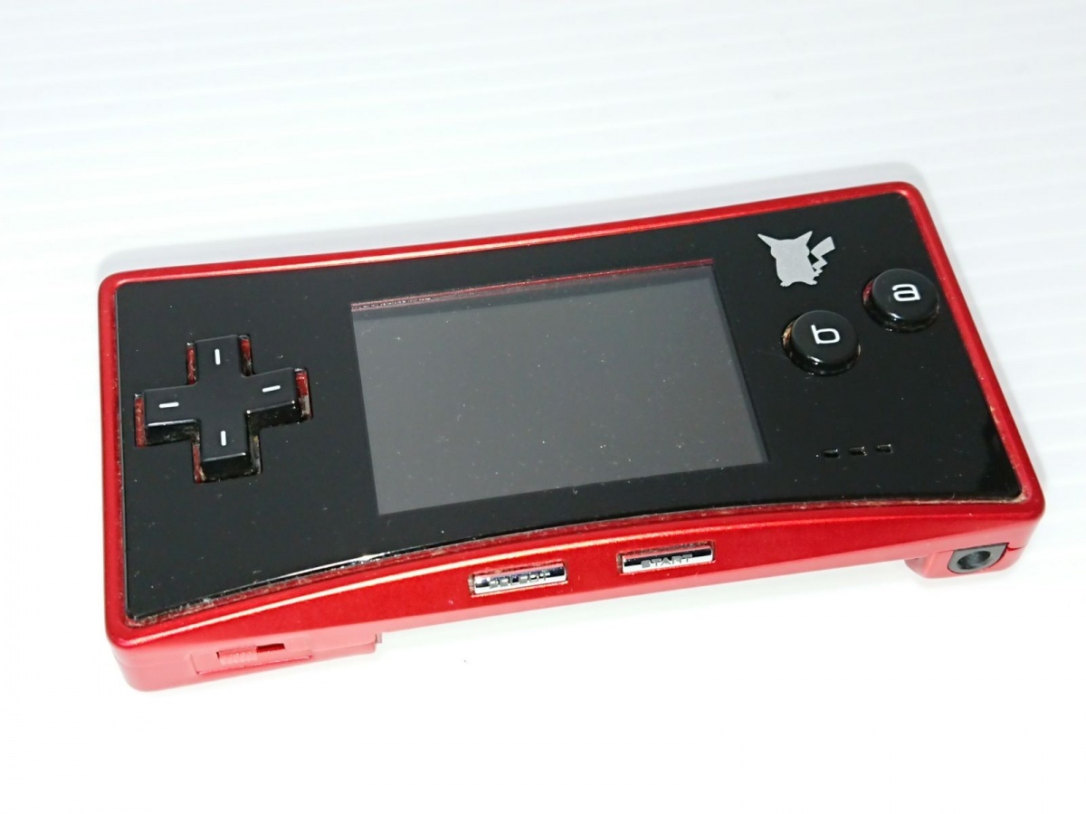 □【同梱A】【中古】任天堂 ゲームボーイミクロ本体 ポケモンバージョン ポケモンセンター限定 動作OK 2400031122241_画像2