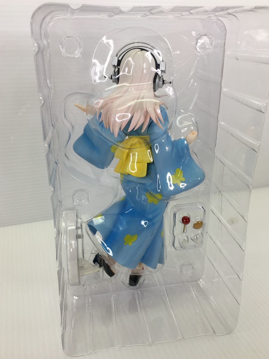 *[ including in a package A][ unused ]gdo Smile Company the first cosmos speed Super Sonico yukata Ver. 1/8 scale figure box scratch have 2400031110835
