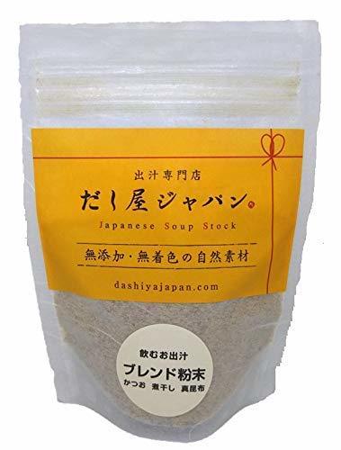 だし屋ジャパン 飲むお出汁 かつお節 煮干し 真昆布 無添加 うま味 粉末だし 割合 3：1：1 国産 (60g／スタンドパック)_画像1