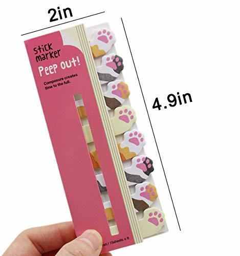 付箋 可愛い動物のしおり DIYメモ帳 紙の便箋 付箋 ひょっこり 大集合