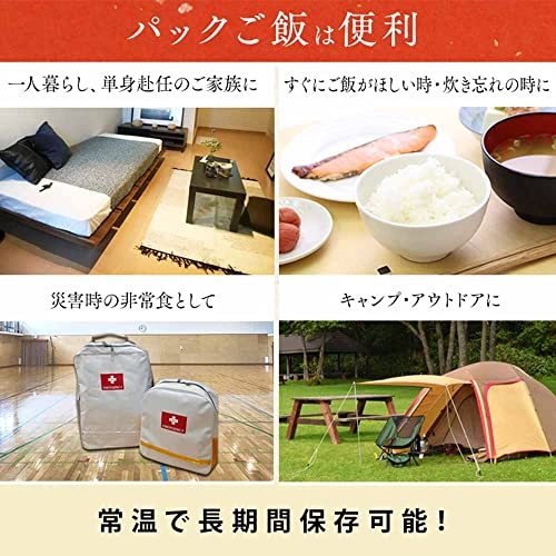 アイリスオーヤマ パックご飯 国産米 100% 低温製法米 非常食 米 レトルト 180g×10個_画像6