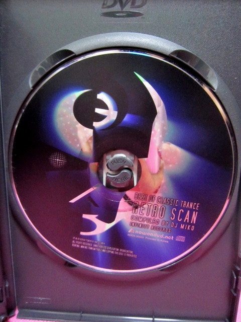Tokyo X-Ray Studio「X-MODE VOL.5 Retro Scan」日本盤CD＋DVD／廃盤！ディスク傷無し良好！日本語字幕付！DJ MIKO トランス_画像6