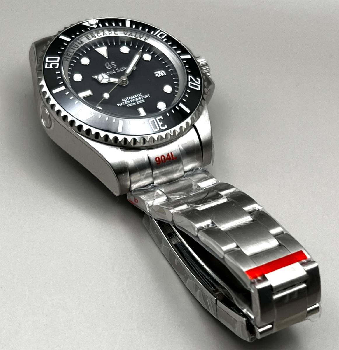 SEIKO MOD NH35 カスタム ブラック 43mm マリーナ ダイバーズ 手巻き
