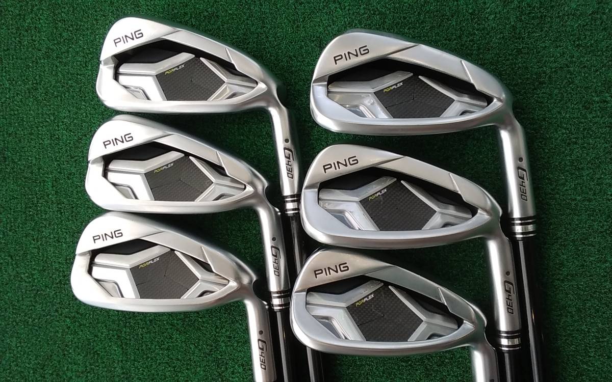 PING ピン G430 6-W、45 6本セット ALTA J CB ブラック フレックスSR