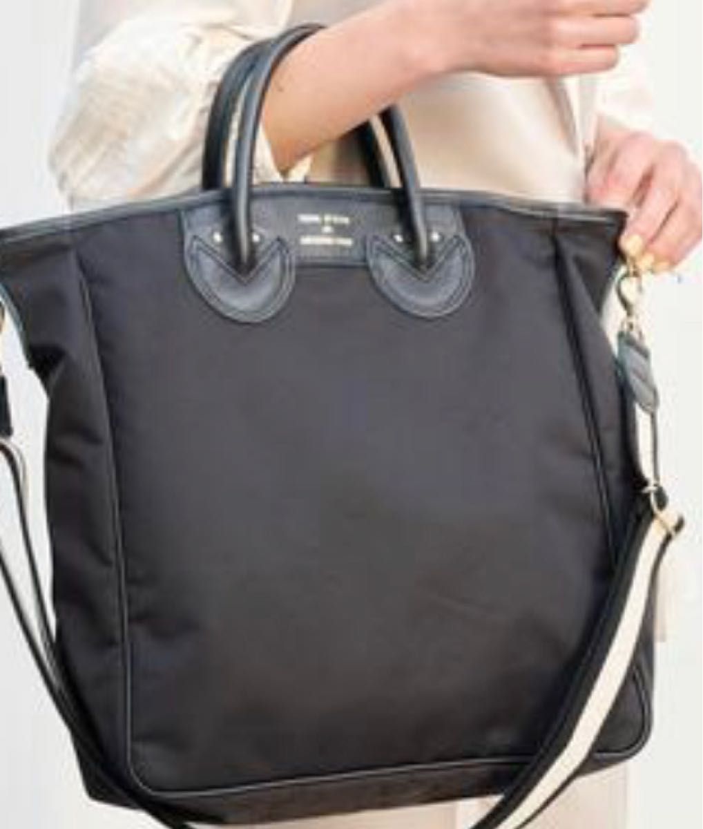 別注 YOUNG&OLSEN MEDIUM ナイロン トートバッグ ブラック