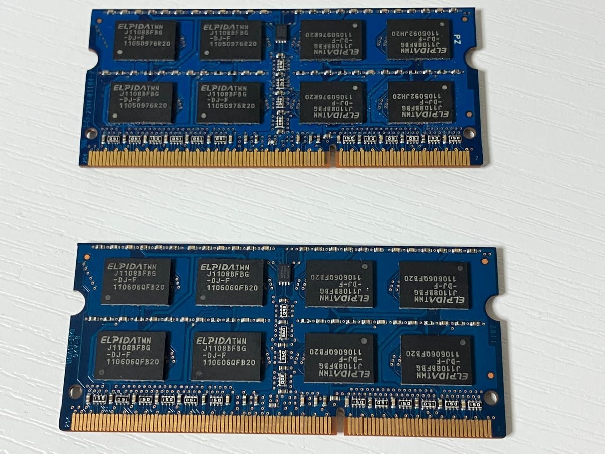 ELPIDA DDR3 PC3-10600S hynix iMacメモリ 2GB  2枚 合計4GB