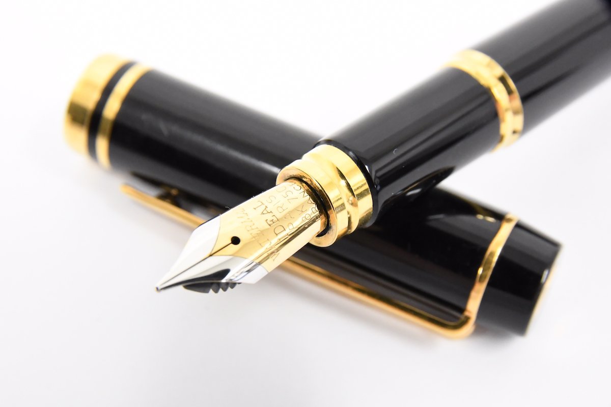 WATERMAN ウォーターマン ル・マン100 ブラック 18K-750 万年筆 ウォーターマン万年筆 ケース、袋付き Waterman