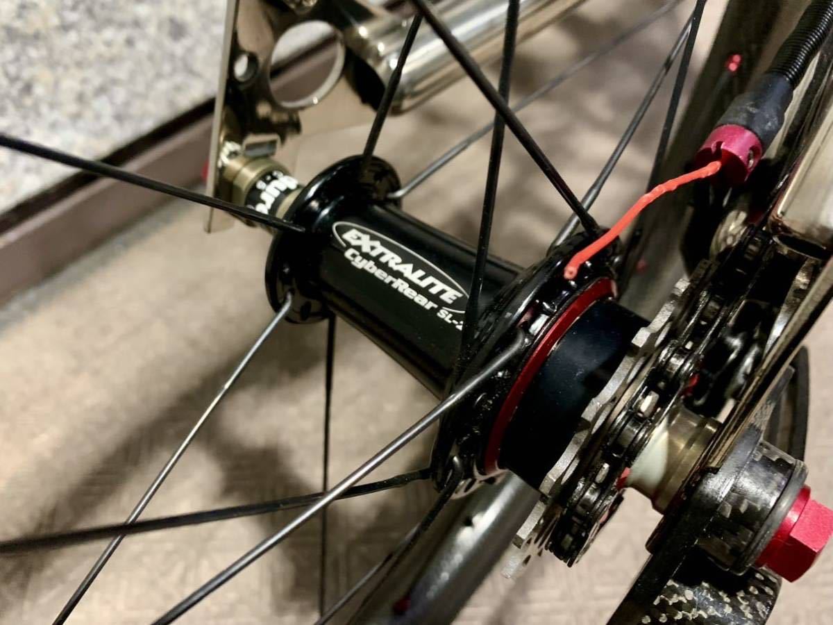 Brompton用 Extralite製メインボディ + 64チタン フリーボディ Brompton用 Extralite製メインボディ + 64チタン フリーボディ