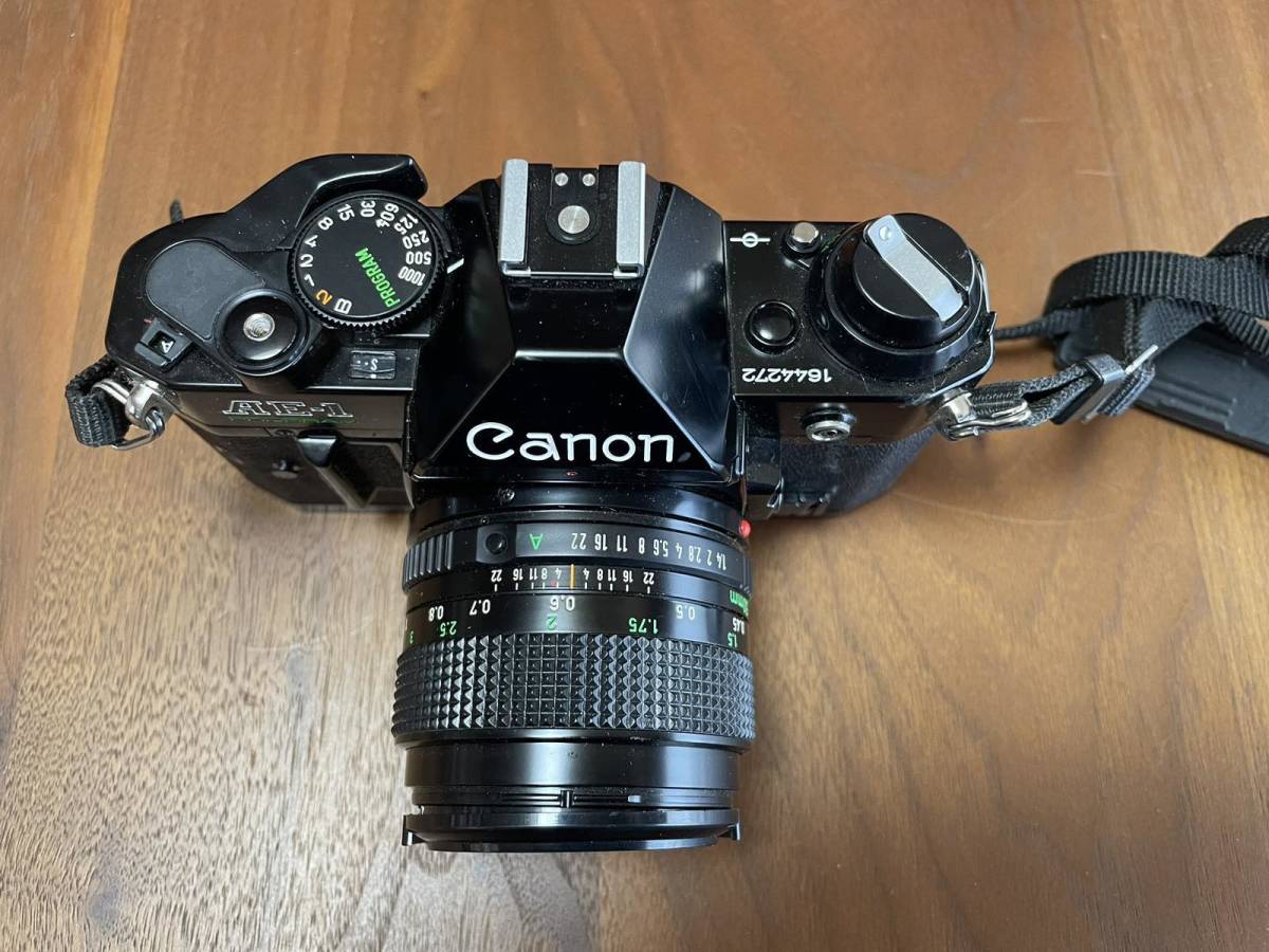 CANON キャノン カメラ一眼レフ 本体 AE-1 + レンズ FD 50mm 1:1.4