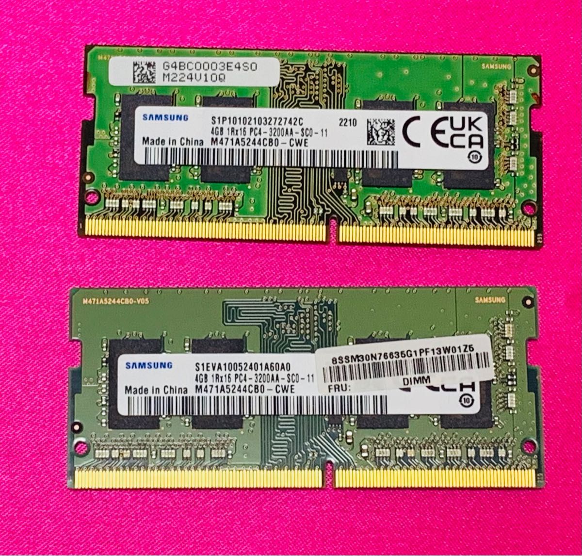 サムスン ノートPCメモリ 4GB×2枚 8GB DDR4-2666｜PayPayフリマ