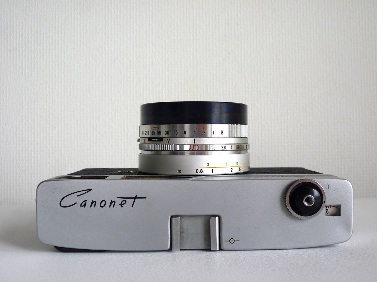 Canon Canonet　キャノン キヤノネット「希少な取扱説明書付き」35mmレンズシャッター式カメラ〈 1961年発売 〉日本製　美品_画像7