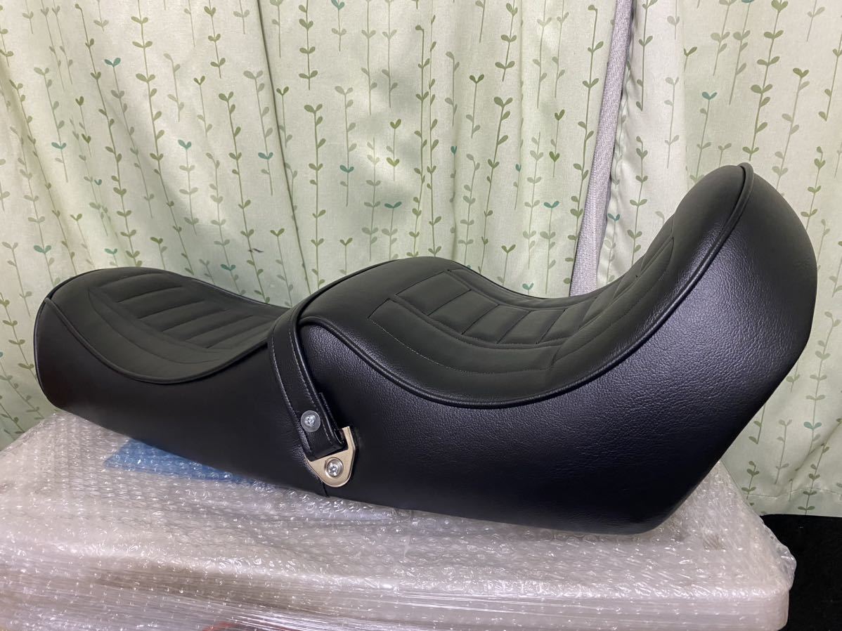 Z400FX用カスタムシート 検)Z550FX タックロール シート チョビ三