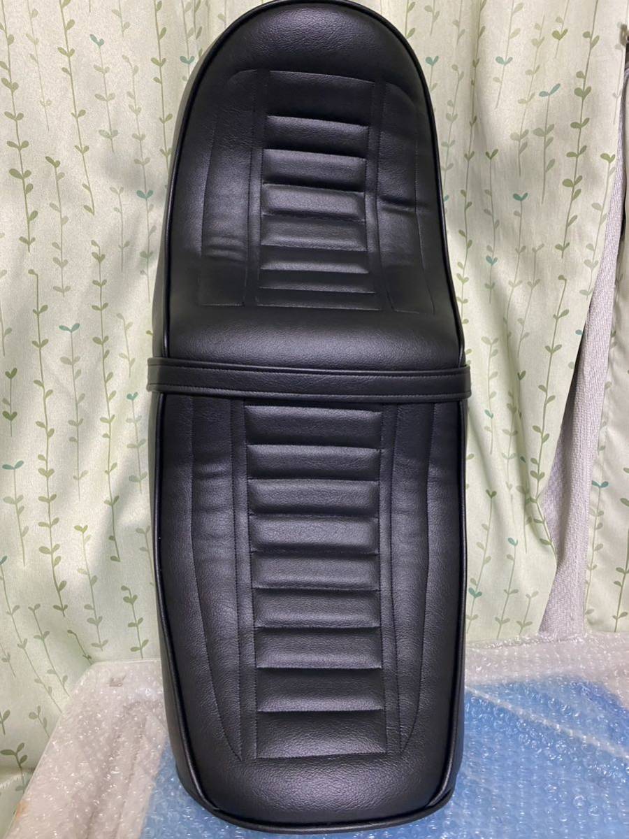 Z400FX用カスタムシート 検)Z550FX タックロール シート チョビ三