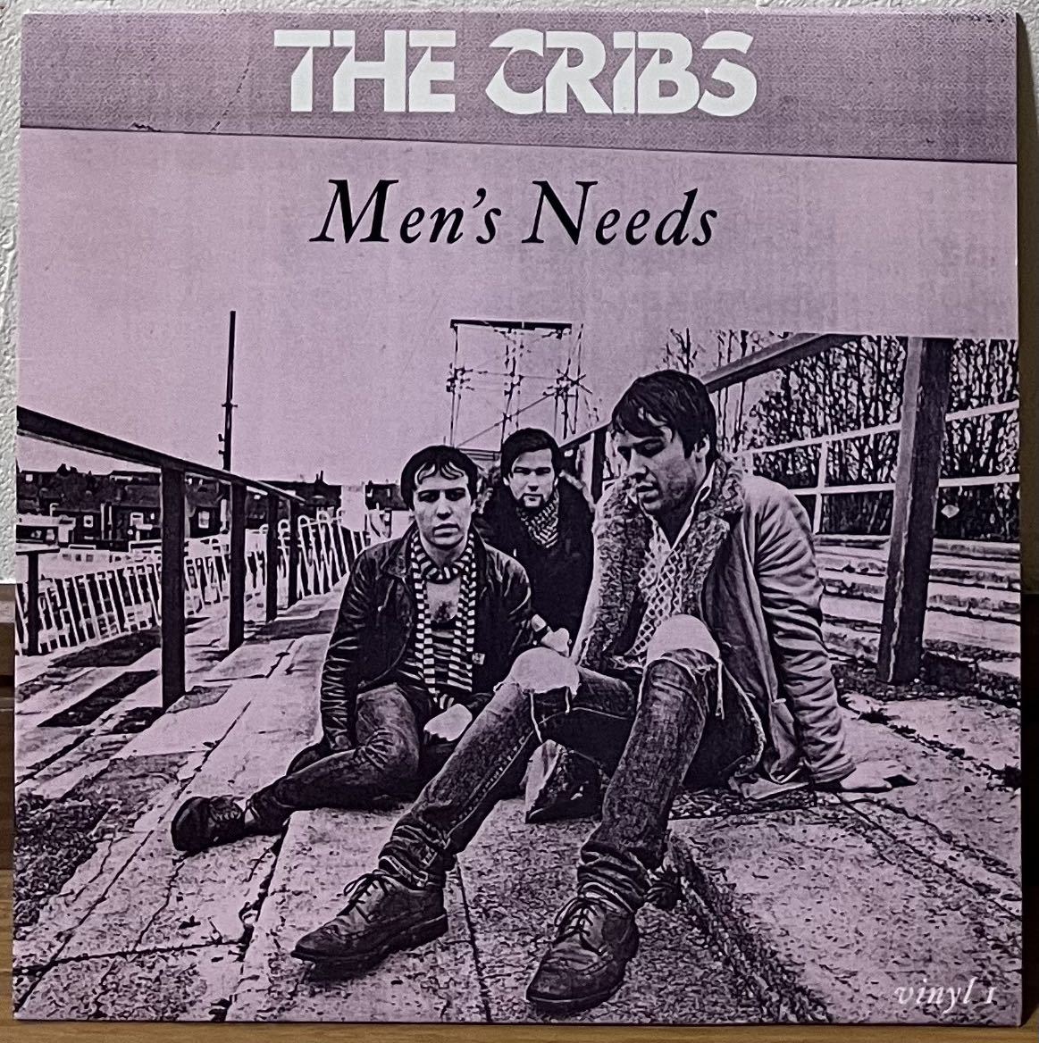 【 The Cribs Men's Needs 】7” Vinyl ザ・クリブス Franz Ferdinand Smiths Johnny Marr ジョニー・マー Edwyn Collins スミス 廃盤 UK_画像1