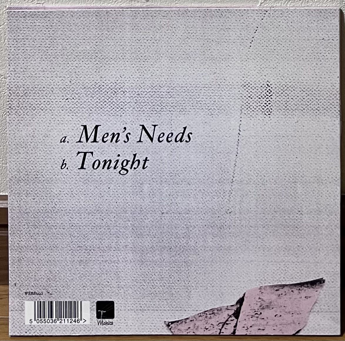 【 The Cribs Men's Needs 】7” Vinyl ザ・クリブス Franz Ferdinand Smiths Johnny Marr ジョニー・マー Edwyn Collins スミス 廃盤 UK_画像2