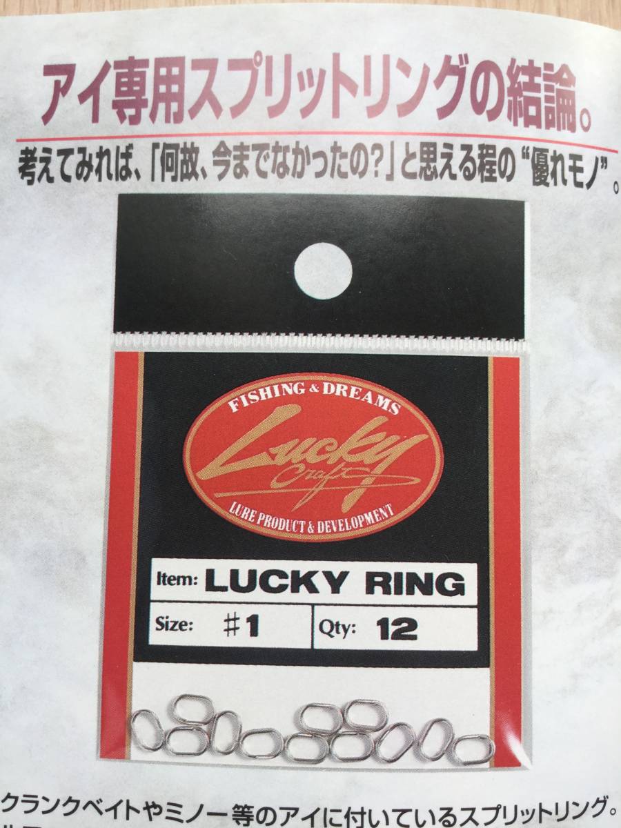 ☆ ラッキーリングでトラブル解消! (ラッキークラフト) ラッキー