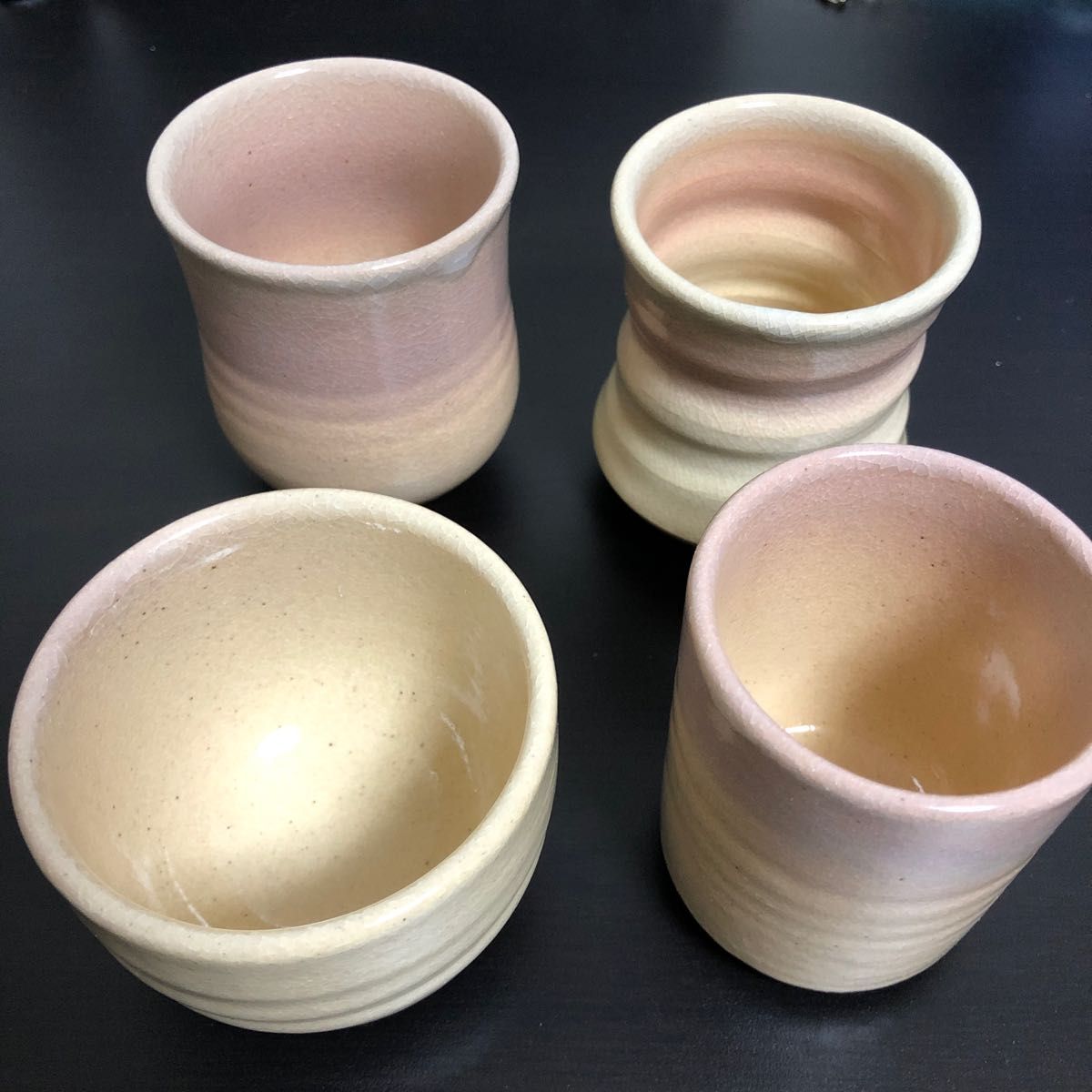 萩城窯　萩焼　カップ　4個セット　陶器　ぐい呑み
