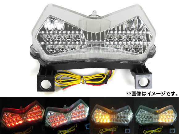 LEDテールランプ(ブレーキランプ) カワサキ Z750S 2003年～2004年 クリア 2輪 AP-BP-Z157_画像1