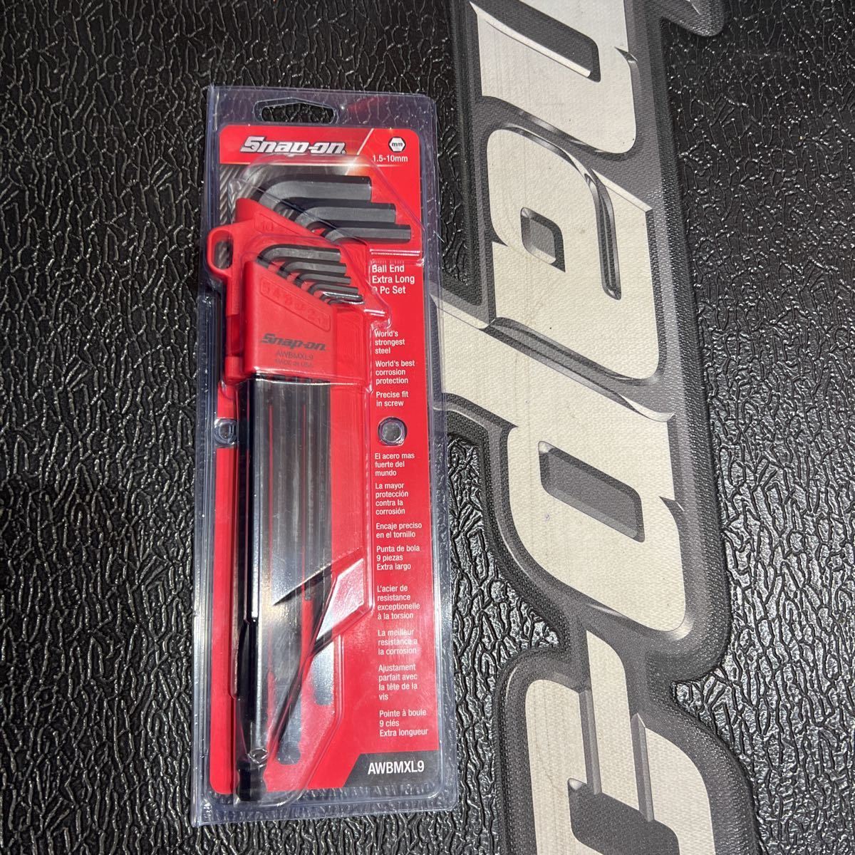 スナップオン（SNAP-ON) ボールエンドヘックスレンチセット ミリサイズ AWBMXL9 ９本セット ヘックス 工具 新品_画像1