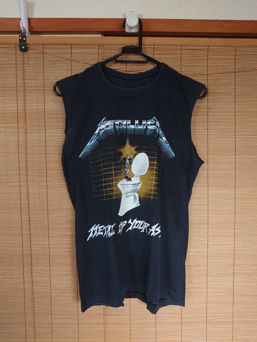 Metallicaメタリカ 来日記念 激レア！ 80年代 ノースリーブTシャツ