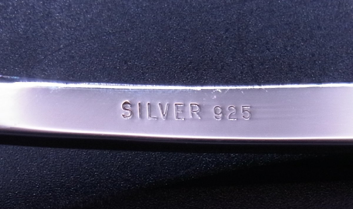 SILVER925刻印 穴あきスプーン 約40g☆バターナイフ まとめて☆K0607768_画像4