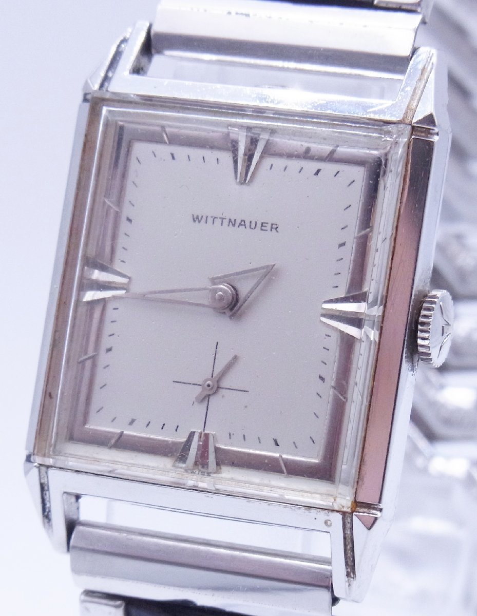 ヴィンテージ☆WITTNAUER ウィットナー 手巻き 10KGF 腕時計☆動作品