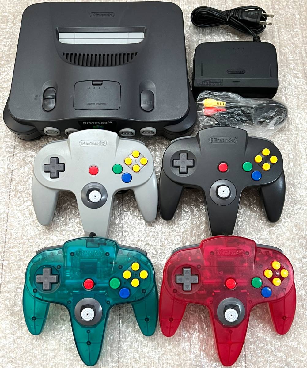 動作確認済み〉N64 ニンテンドウ64（ニンテンドー64）本体＋