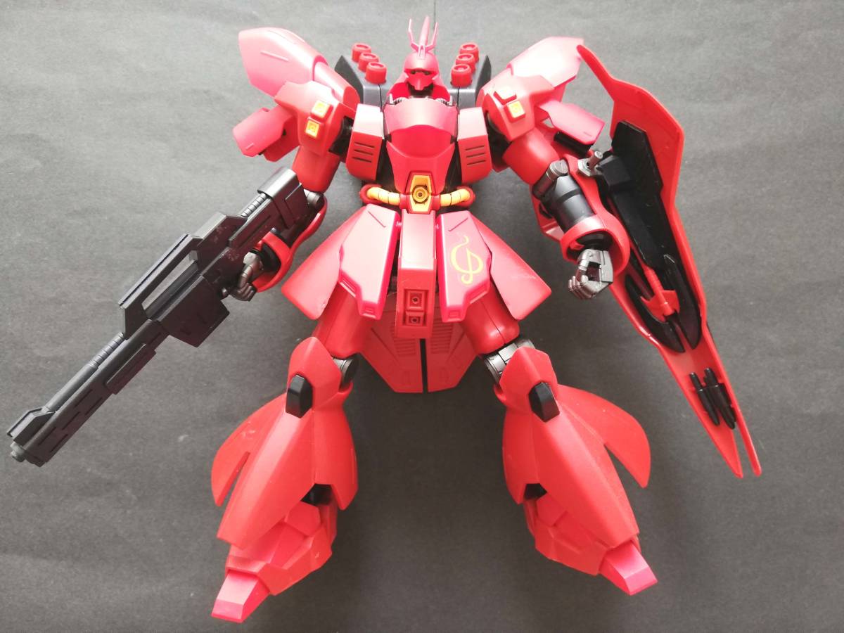 素組 完成品★HGUC 1/144 MSN-04 サザビー 逆襲のシャア★プラモ ガンプラ バンダイ 模型 フィギュア おもちゃ 玩具 グッズ BANDAI TMN_画像1