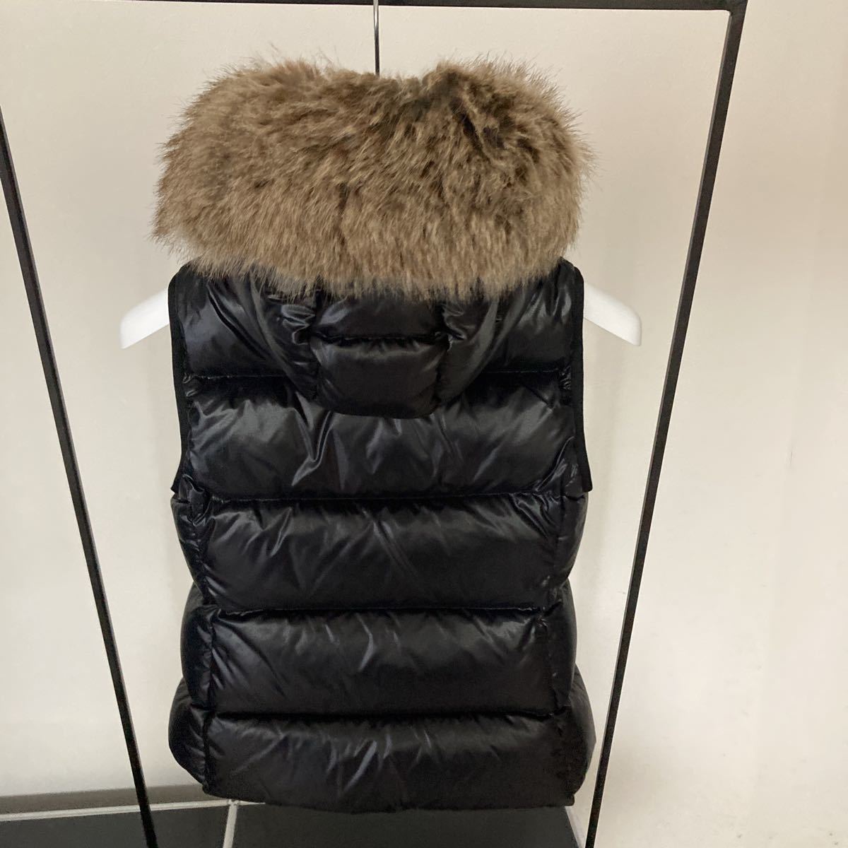 MONCLER★モンクレール★ファーダウンベスト★ブラック★00★21〜22年モデル_画像3