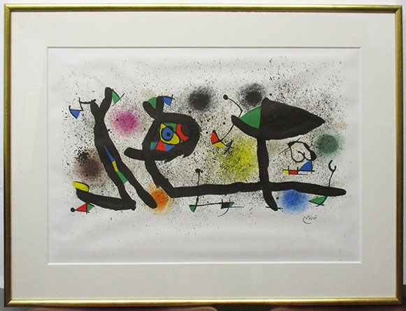 ジョアン・ミロ(Joan Miro)『SculpturesⅢ』 リトグラフ 版上サイン