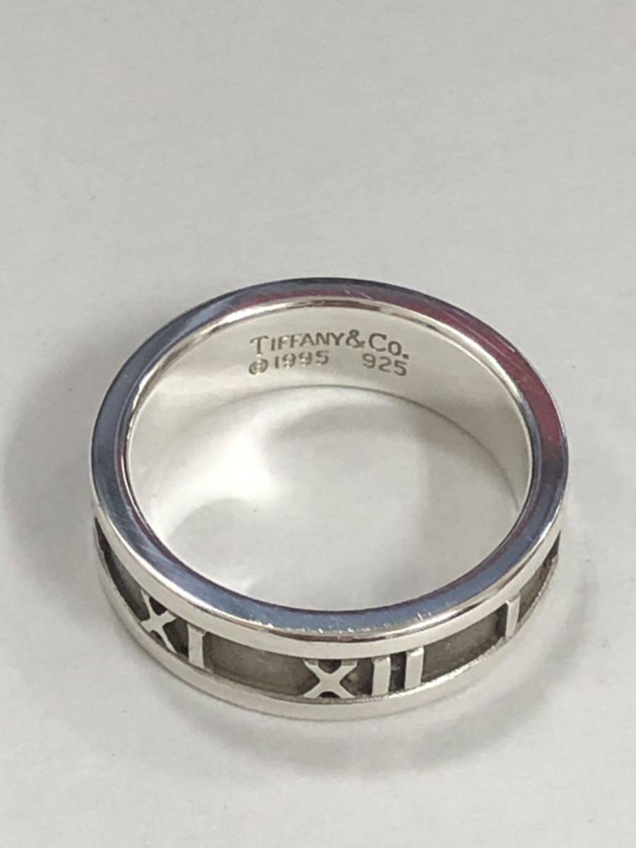TIFFANY&Co. ティファニーアトラスリング 約16号 重さ約6.5g SV925
