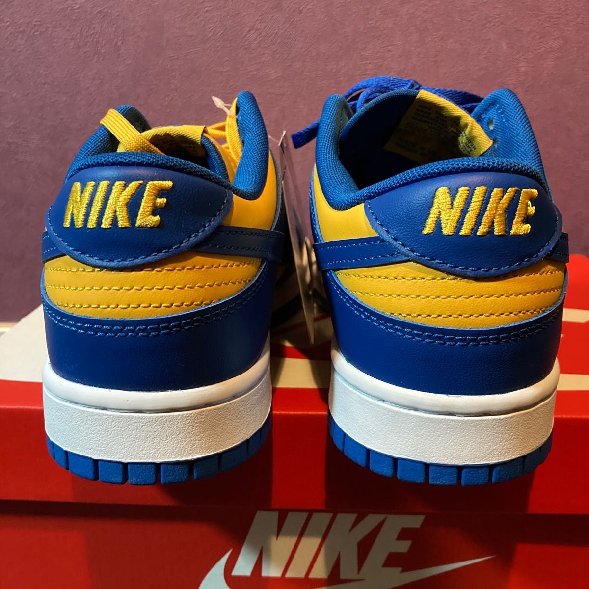 NIKE DUNK LOW UCLA 28cm 替紐付き