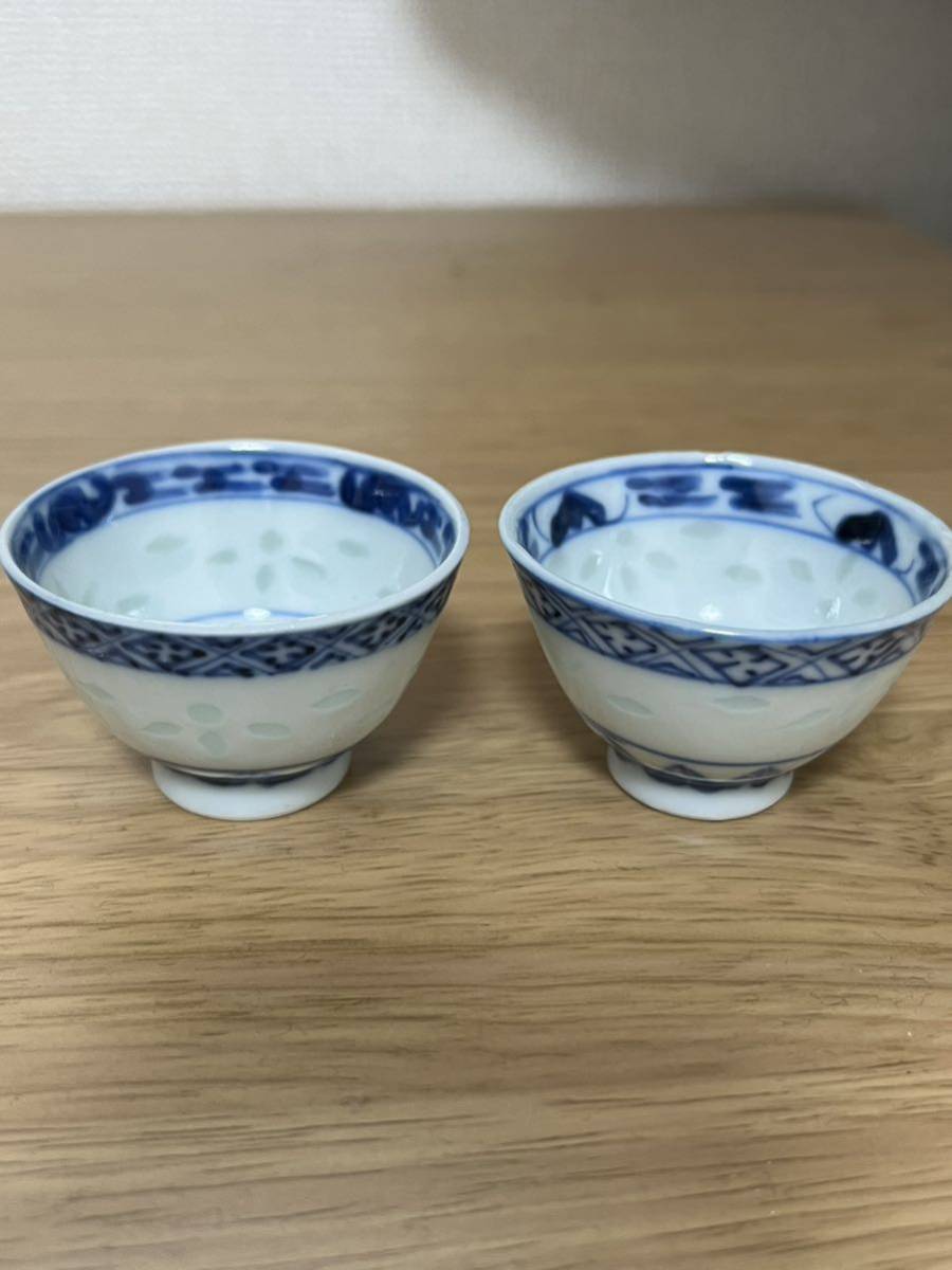 直輸入品激安 中国 蛍 康熙年製 染付赤絵蛍蓋茶碗 清代 煎茶道具 唐物