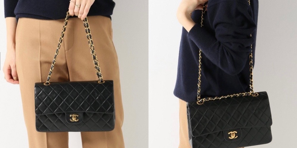 オールド CHANEL シャネル ダブル チェーンマトラッセ 25 ショルダー