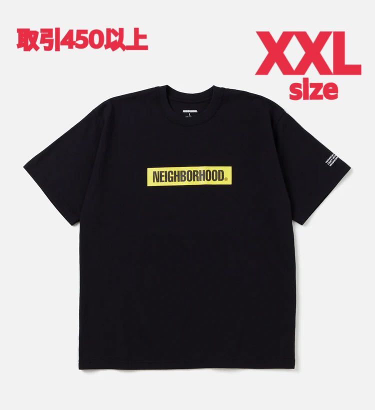 NEIGHBORHOOD 2023SS NH 231 SPOT . TEE SS-1 BLACK×YELLOW XXLサイズ ネイバーフッド 半袖 Tシャツ BLACK YELLOW ブラック イエロー_画像1