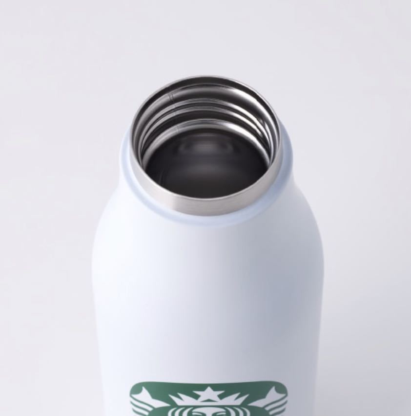 PORTER x STARBUCKS Stainless Logo Bottle 473ml White ポーター x スターバックス スタバ  ステンレス ロゴ ボトル ホワイト