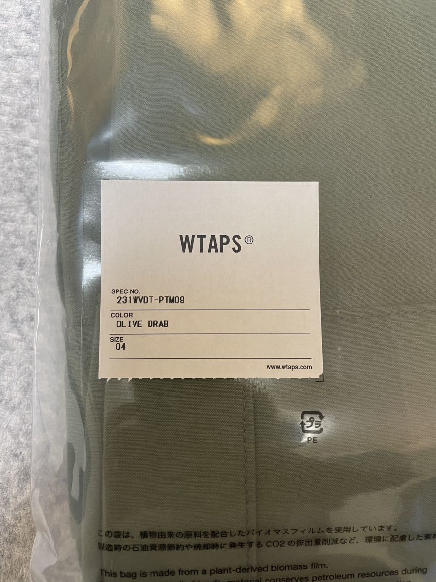 WTAPS 2023SS MILT9601 TROUSERS OLIVE DRAB XLサイズ ダブルタップス