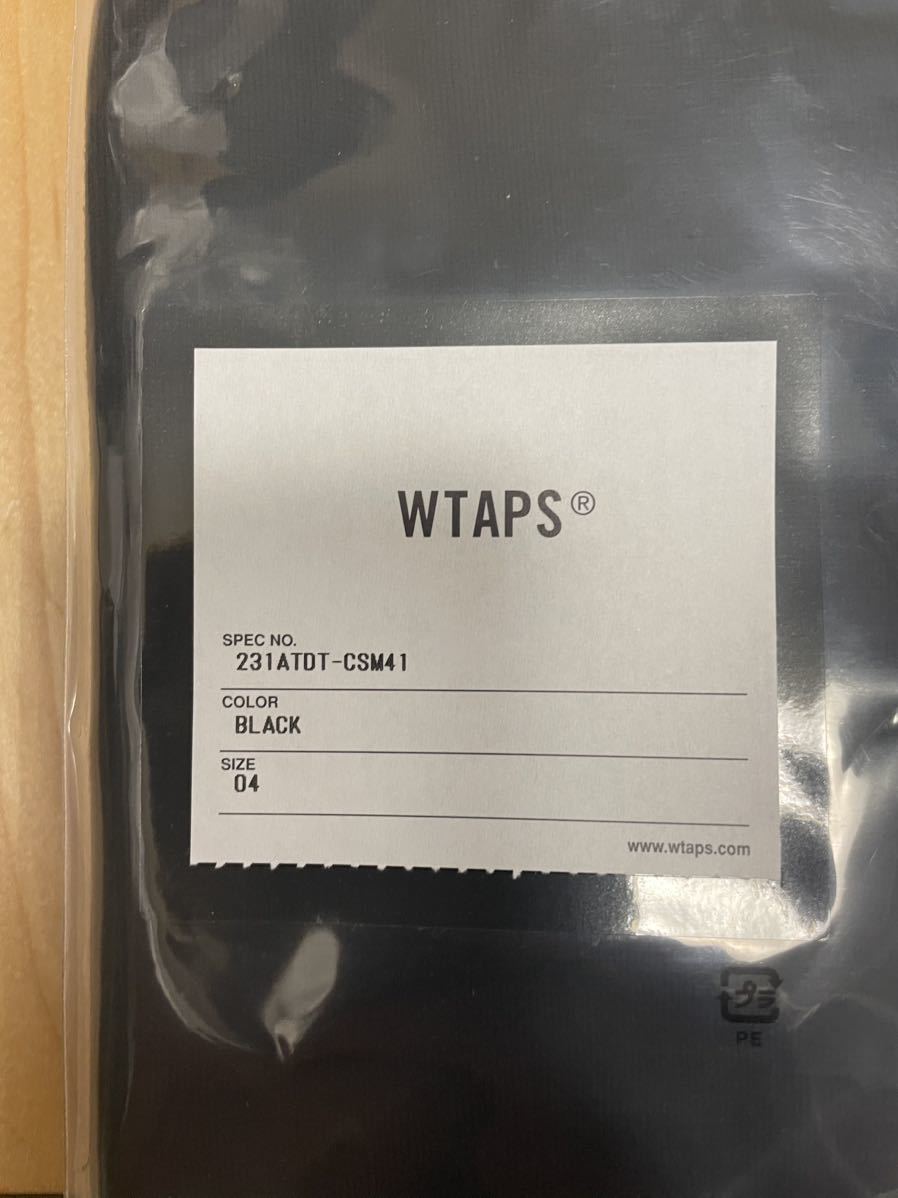 WTAPS 2023SS SAC 02 SS POCKET TEE BLACK XLサイズ ダブル WTAPS 2023SS SAC 02 SS POCKET TEE BLACK XLサイズ ダブル